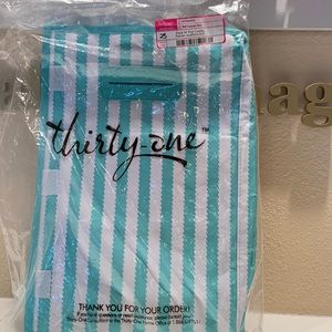 Thirty One Pack N Pull Caddy In turquoise wave brand NIP 31 car ORGANIZER